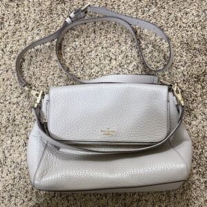 Kate Spade Gray Leather Crossbody